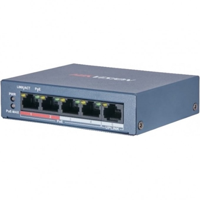 Коммутатор HIKVISION DS-3E0105P-E(B)