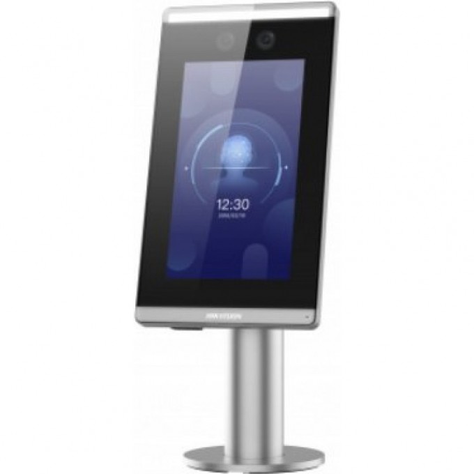 Терминал доступа является терминалом доступа с функцией распознавания лиц, который использует алгоритм глубокого обучения, помогающий быстро и точно распознавать лица HIKVISION DS-K5671-ZU